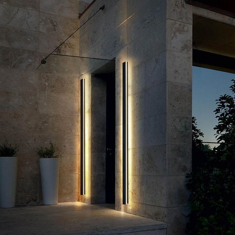 Buitenlamp Wandlamp Minimalistisch LED Langwerpig voor Buiten