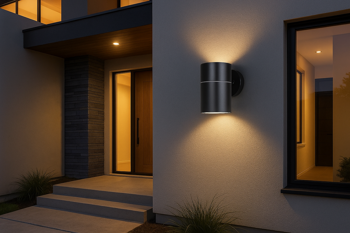 Buitenlamp Wandlamp Modern met Neerwaartse Verlichting en GU10 Fitting voor Buiten
