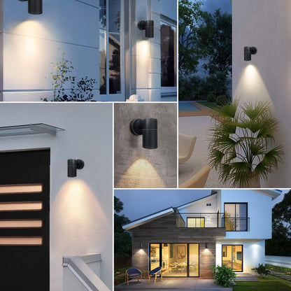 Buitenlamp Wandlamp Modern met Neerwaartse Verlichting en GU10 Fitting voor Buiten