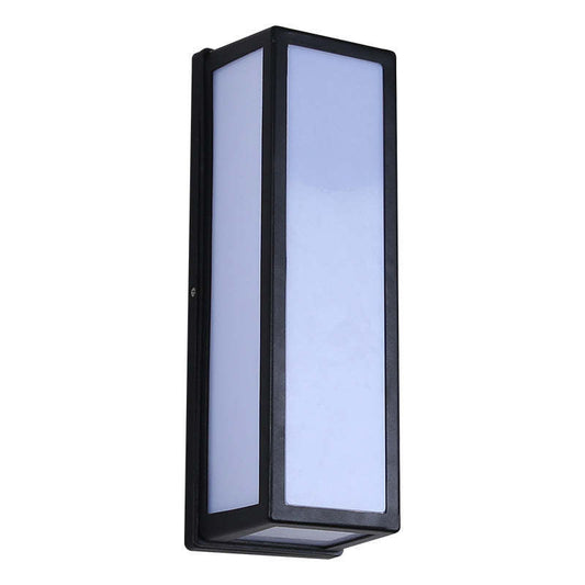 Buitenlamp Wandlamp Modern Rechthoekig met Geïntegreerde LED en Metalen Frame