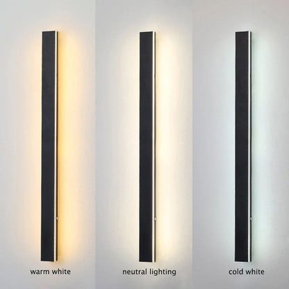 Buitenlamp Wandlamp Modernistisch LED Verlichte Staaf voor Buiten en Binnen