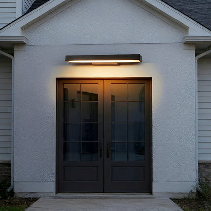 Buitenwandlamp Minimalist met Geïntegreerde LED en Rechthoekige Kap