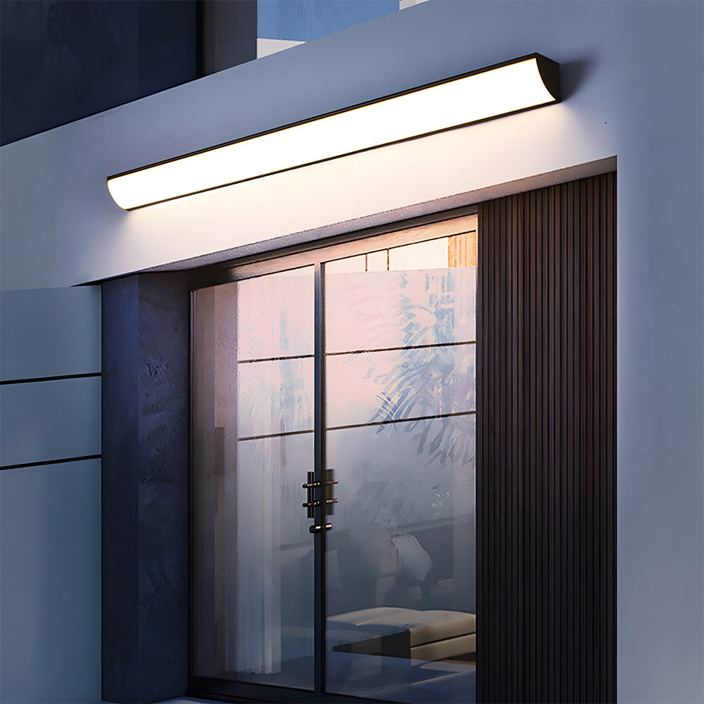 Buitenwandlamp Minimalistisch met Geïntegreerde LED en Slank Langwerpig Design
