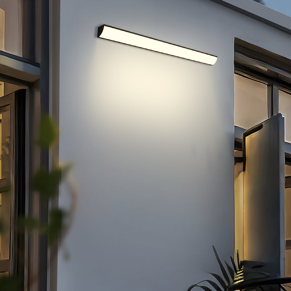Buitenwandlamp Minimalistisch met Geïntegreerde LED en Slank Langwerpig Design