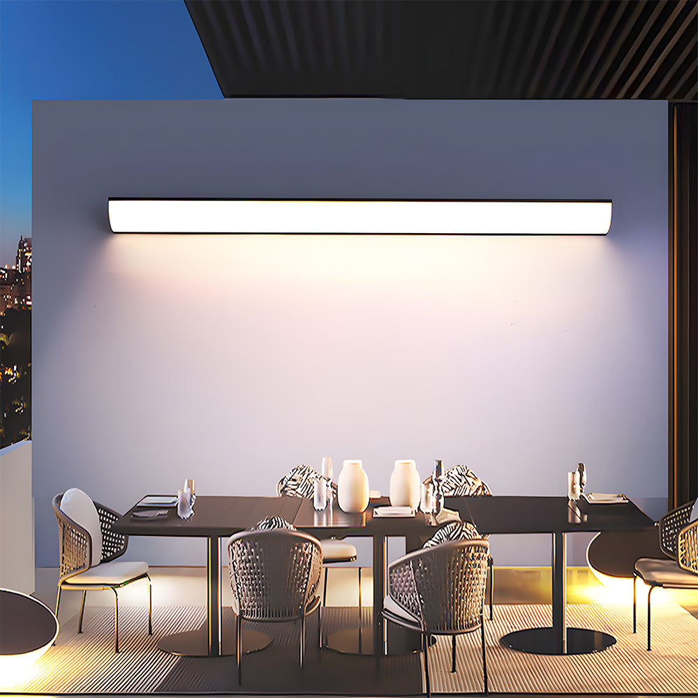 Buitenwandlamp Minimalistisch met Geïntegreerde LED en Slank Langwerpig Design