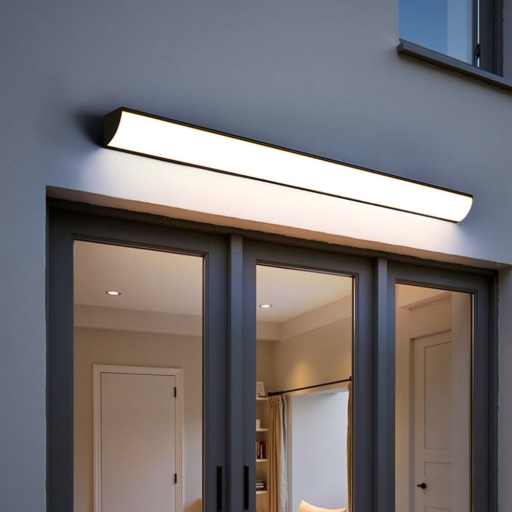 Buitenwandlamp Minimalistisch met Geïntegreerde LED en Slank Langwerpig Design