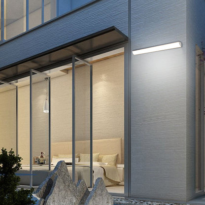 Buitenwandlamp Minimalistisch met Geïntegreerde LED en Slank Langwerpig Design