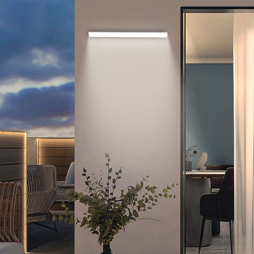 Buitenwandlamp Minimalistisch met Geïntegreerde LED en Slank Langwerpig Design