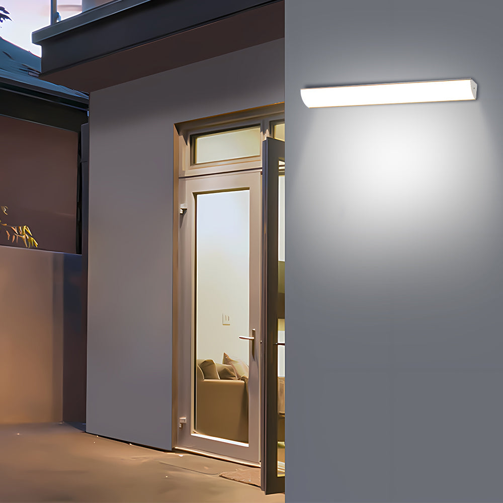Buitenwandlamp Minimalistisch met Geïntegreerde LED en Slank Langwerpig Design