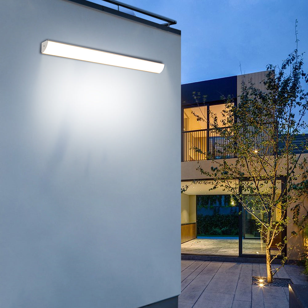 Buitenwandlamp Minimalistisch met Geïntegreerde LED en Slank Langwerpig Design