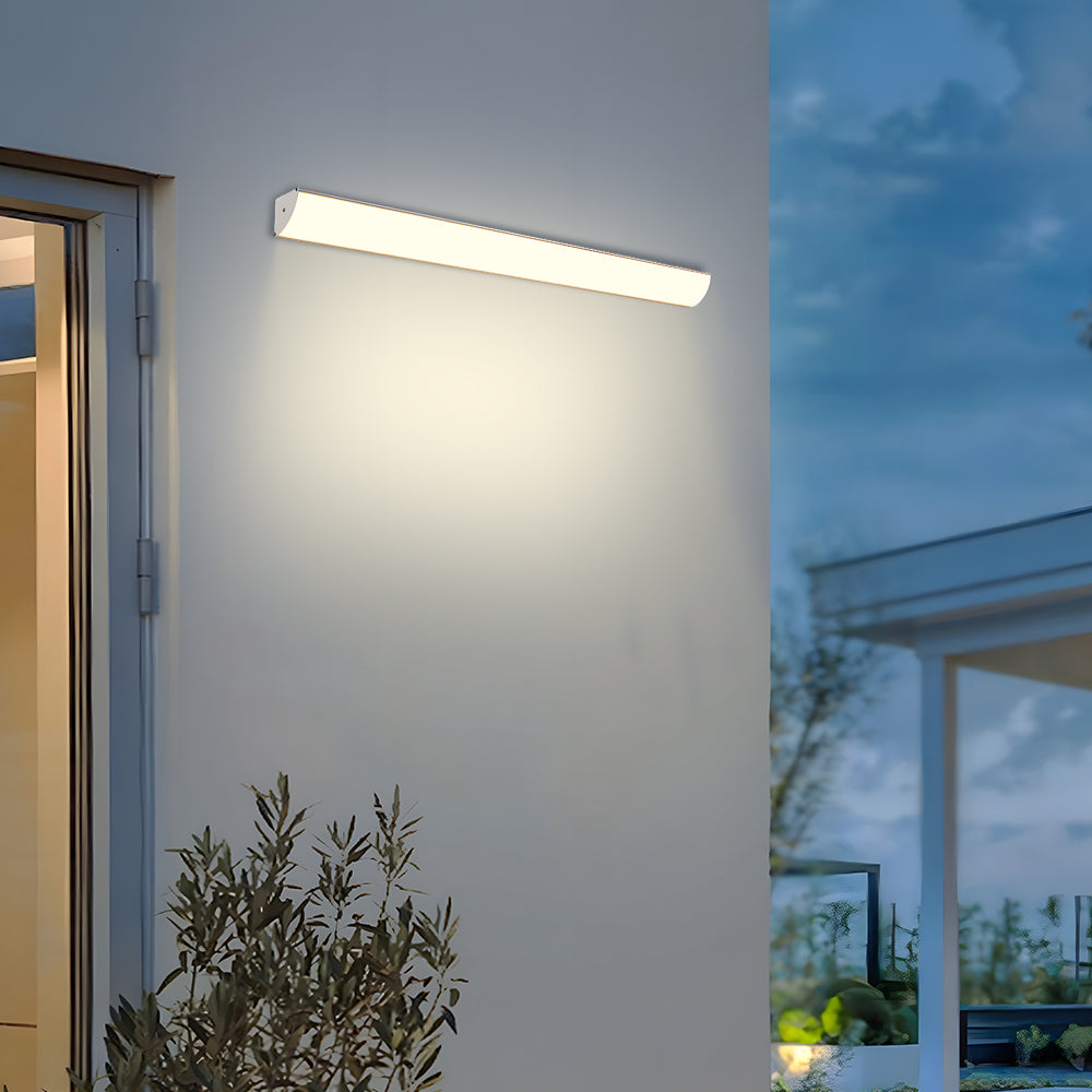 Buitenwandlamp Minimalistisch met Geïntegreerde LED en Slank Langwerpig Design