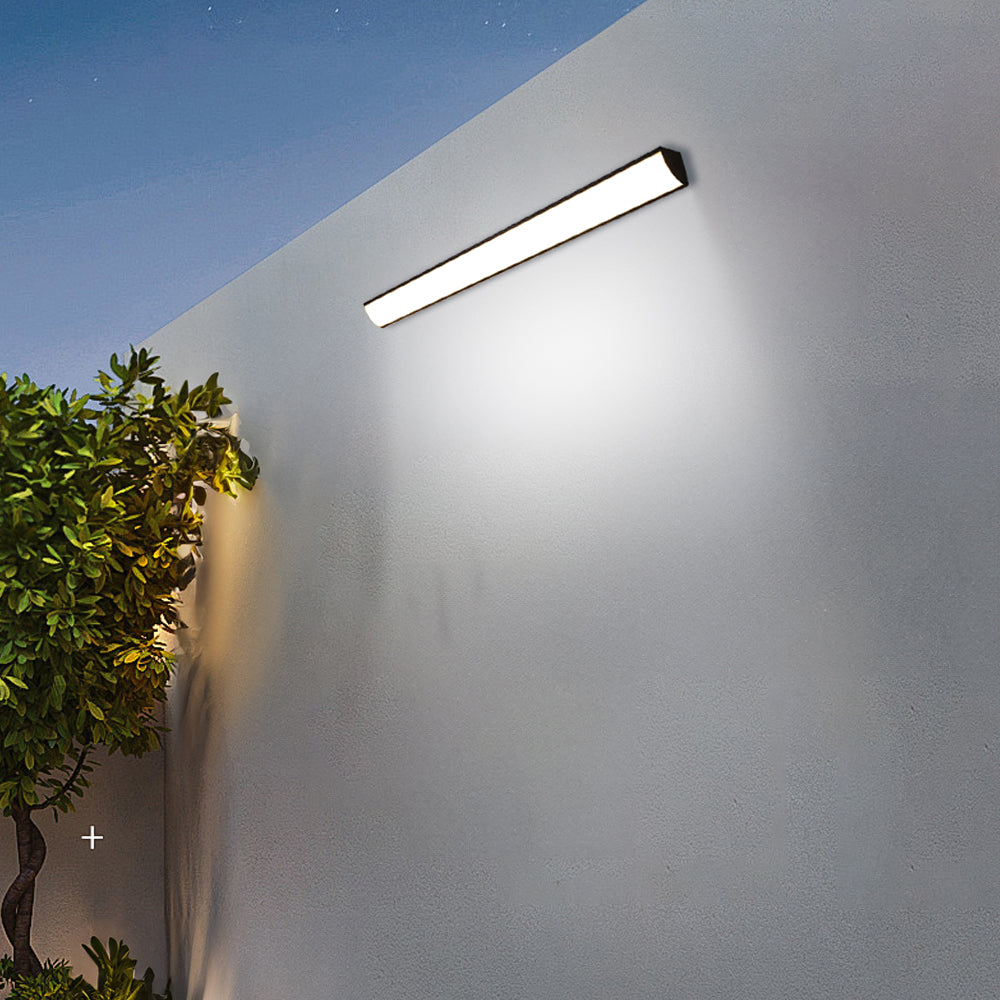 Buitenwandlamp Minimalistisch met Geïntegreerde LED en Slank Langwerpig Design