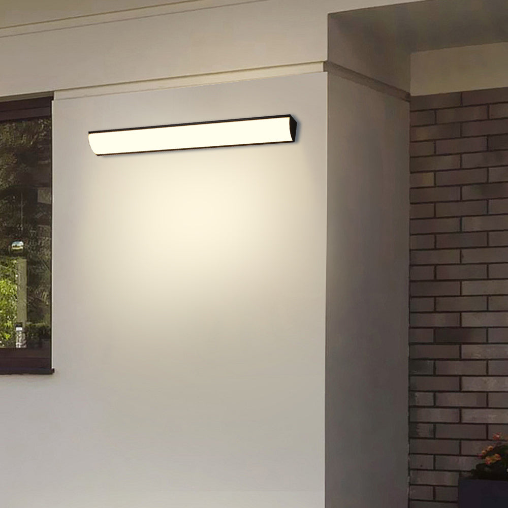 Buitenwandlamp Minimalistisch met Geïntegreerde LED en Slank Langwerpig Design