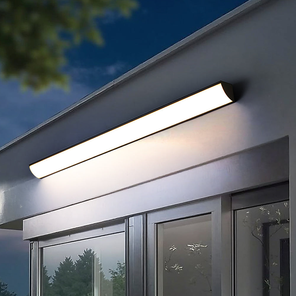Buitenwandlamp Minimalistisch met Geïntegreerde LED en Slank Langwerpig Design