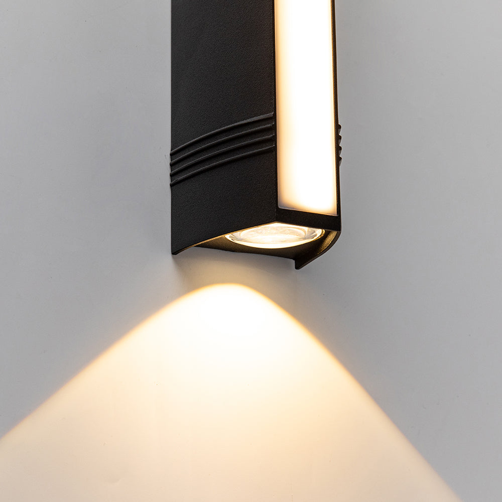 Buitenwandlamp Modern met LED en Up-Down Verlichting voor Tuin en Terras
