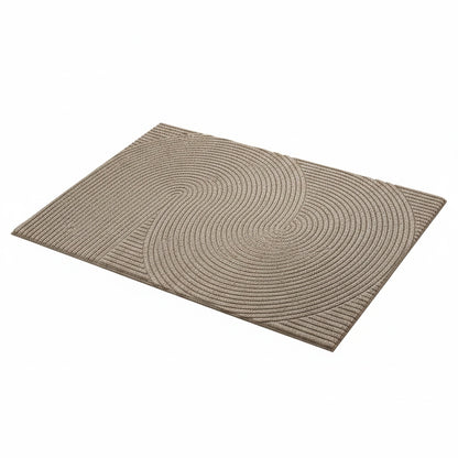 Deurmat Antislip met 3D Groefpatroon voor Binnen en Buiten