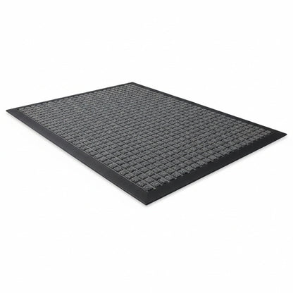 Deurmat Binnen en Buiten met Antislip Rubberrand en Ruitjespatroon
