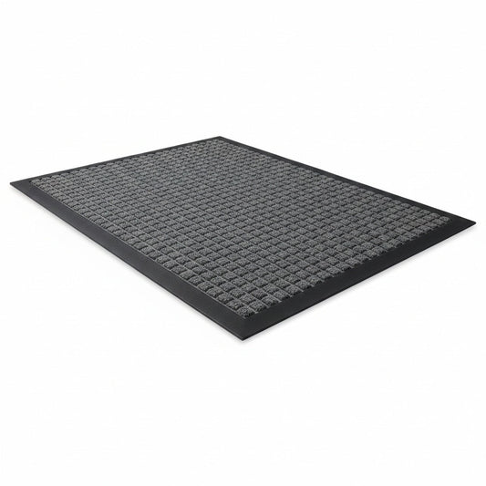 Deurmat Binnen en Buiten met Antislip Rubberrand en Ruitjespatroon