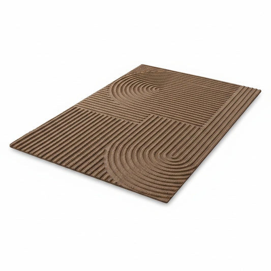 Deurmat Boog Patroon met Ribbeltextuur voor Binnen en Buiten