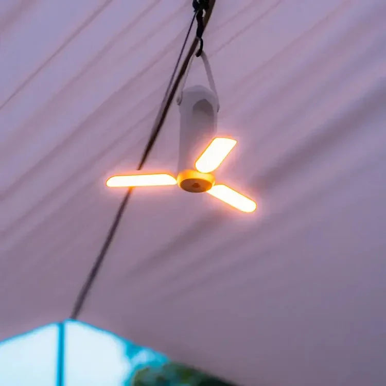 Draagbare LED Campinglamp Opvouwbaar met SOS-functie en USB Opladen