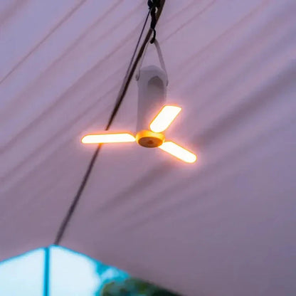 Draagbare LED Campinglamp Opvouwbaar met SOS-functie en USB Opladen