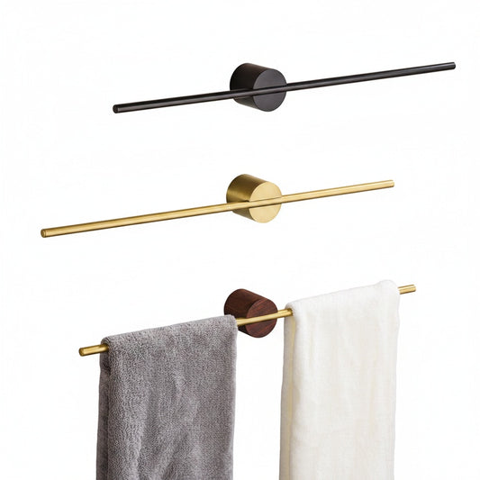 Handdoekhouder Wandmontage Minimalistisch met Ronde Wandsteun