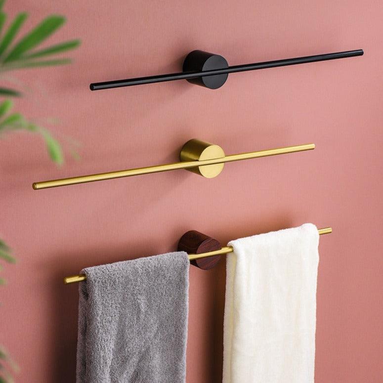 Handdoekhouder Wandmontage Minimalistisch met Ronde Wandsteun