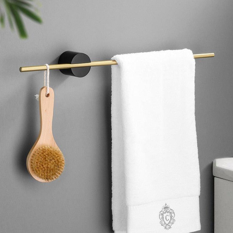 Handdoekhouder Wandmontage Minimalistisch met Ronde Wandsteun