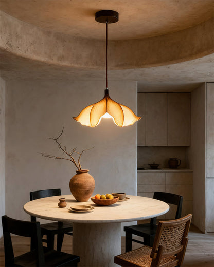 Hanglamp Bohemian met Bloemensilhouet en Verstelbare Hoogte
