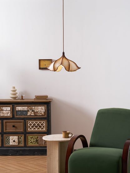 Hanglamp Bohemian met Bloemensilhouet en Verstelbare Hoogte