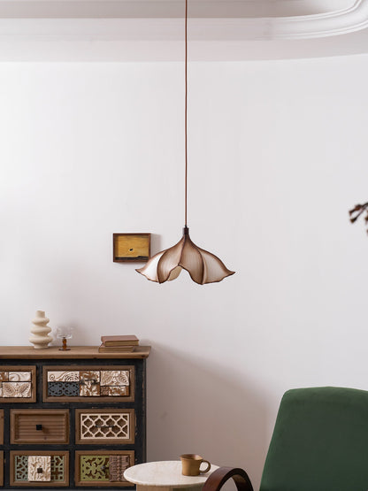 Hanglamp Bohemian met Bloemensilhouet en Verstelbare Hoogte