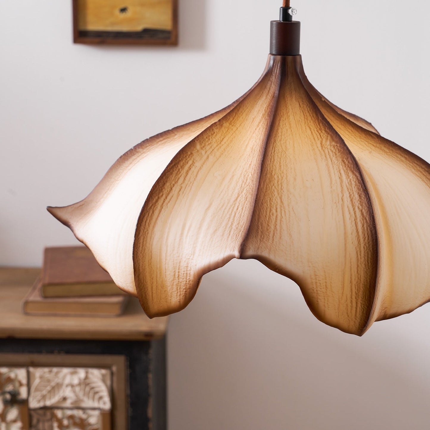Hanglamp Bohemian met Bloemensilhouet en Verstelbare Hoogte