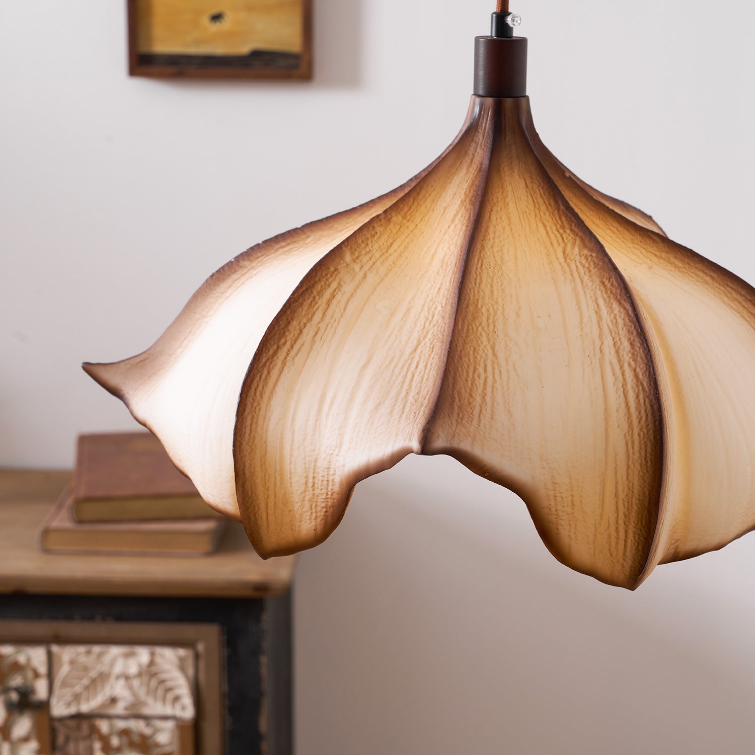 Hanglamp Bohemian met Bloemensilhouet en Verstelbare Hoogte