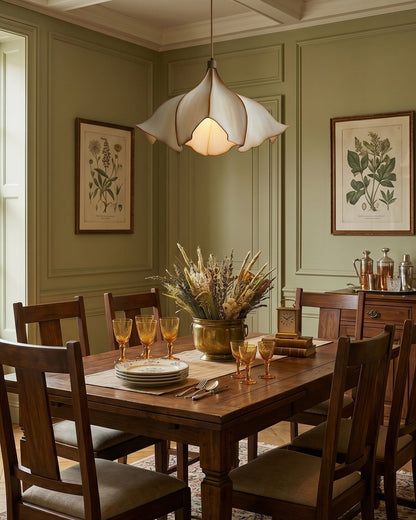 Hanglamp Bohemian met Bloemensilhouet en Verstelbare Hoogte