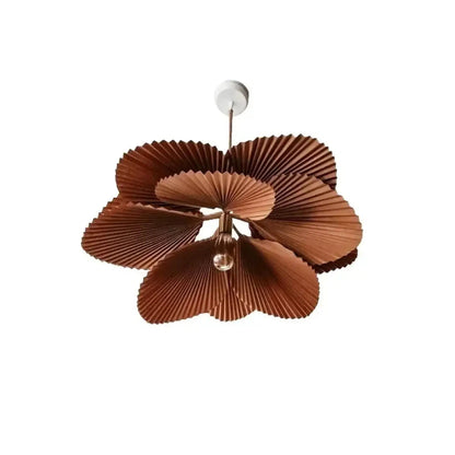 Hanglamp Bohemian met Geplooide Bladvormige Kap
