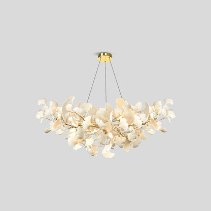 Hanglamp Bohemian met Ginkgo Bladeren en Verstelbare Hoogte