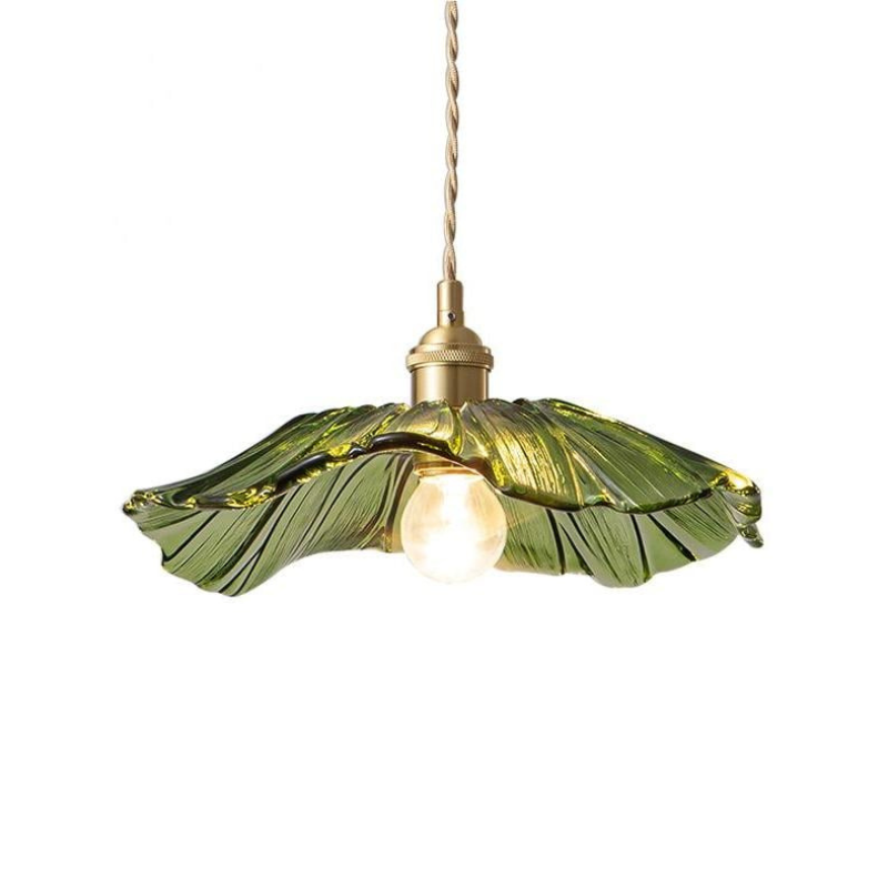 Hanglamp Bohemian met Glazen Bloemvormige Kap