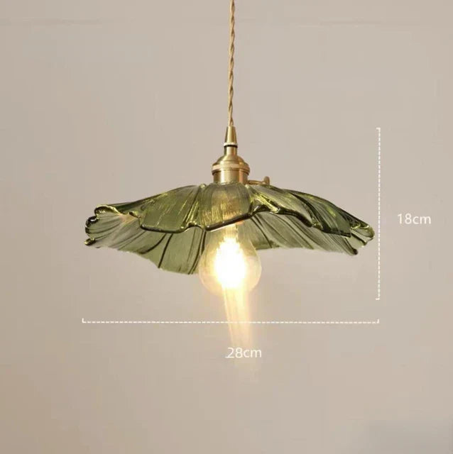 Hanglamp Bohemian met Glazen Bloemvormige Kap