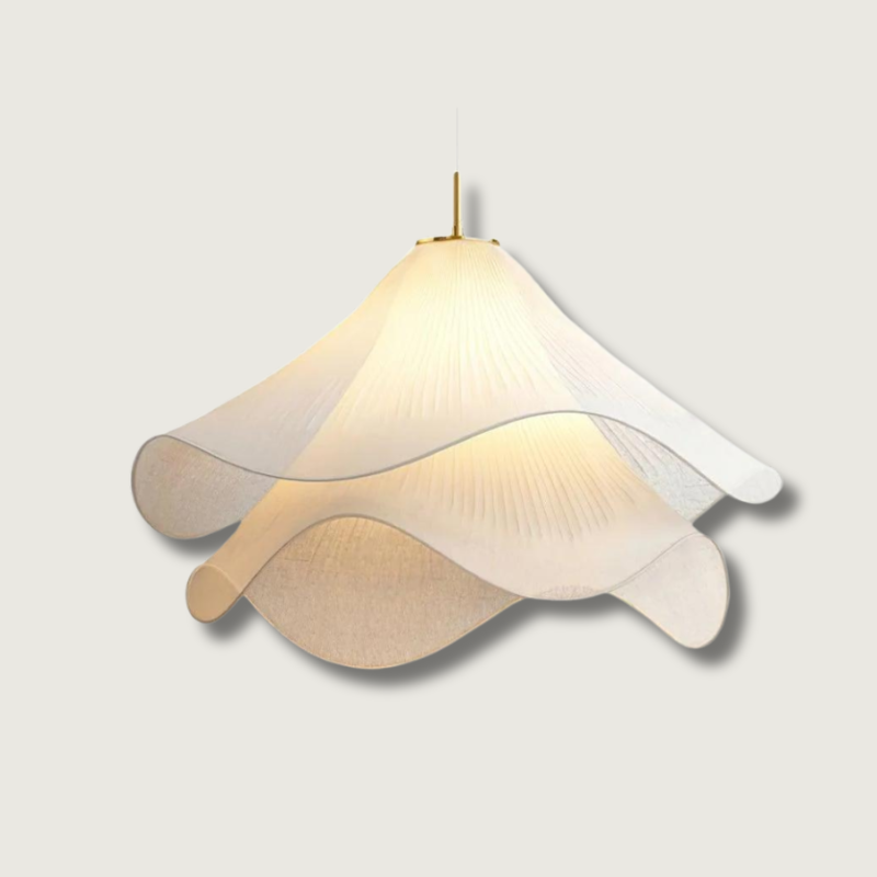 Hanglamp Bohemian met Golvende Stofkap en Ingebouwde LED