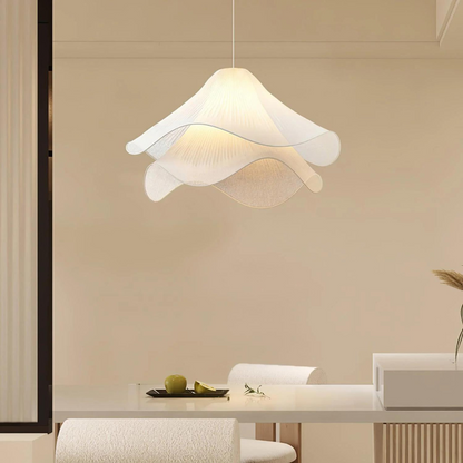 Hanglamp Bohemian met Golvende Stofkap en Ingebouwde LED