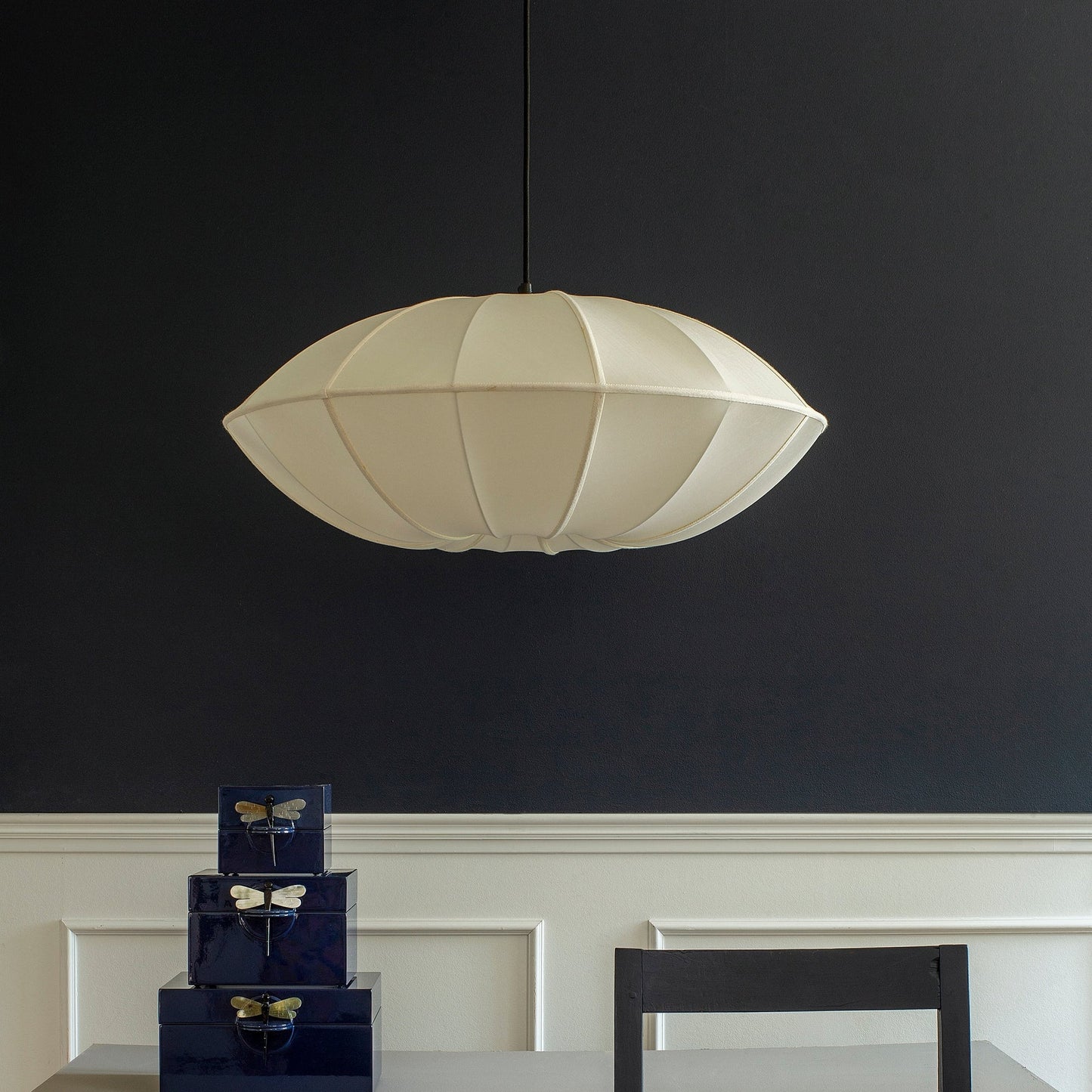 Hanglamp Bohemian met Ovale Lampenkap en Verstelbare Kabel
