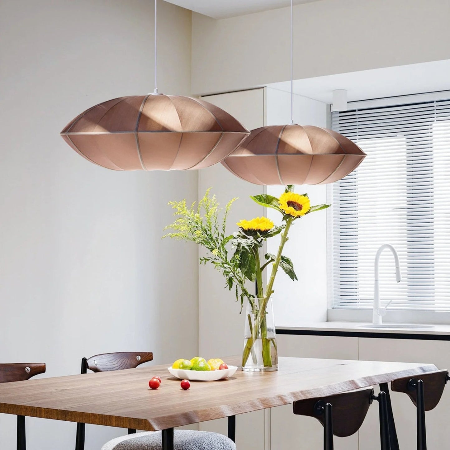 Hanglamp Bohemian met Ovale Lampenkap en Verstelbare Kabel