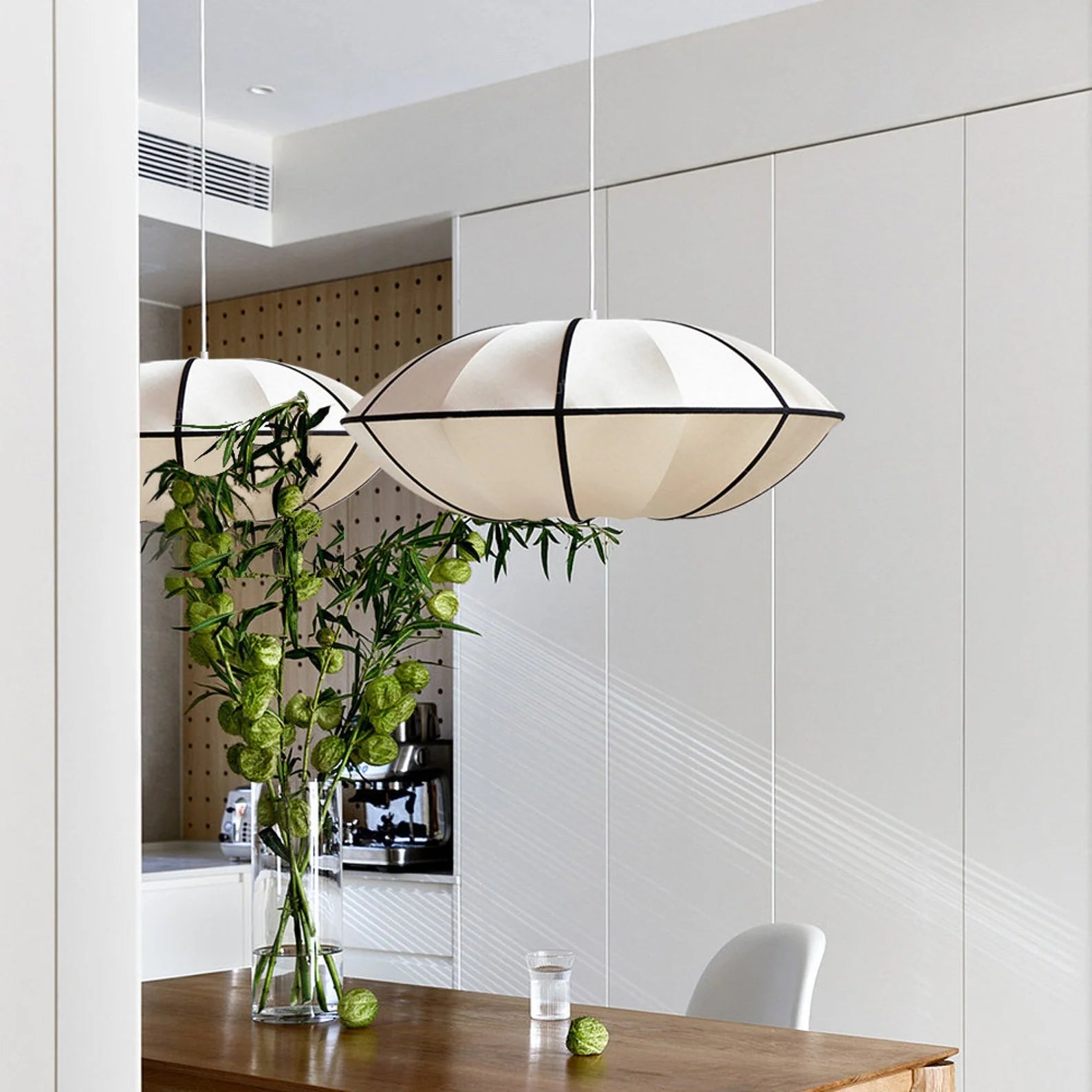 Hanglamp Bohemian met Ovale Lampenkap en Verstelbare Kabel