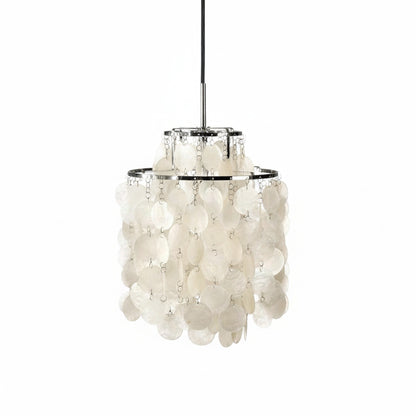 Hanglamp Bohemian met Schelpenringen en Verstelbare Hoogte