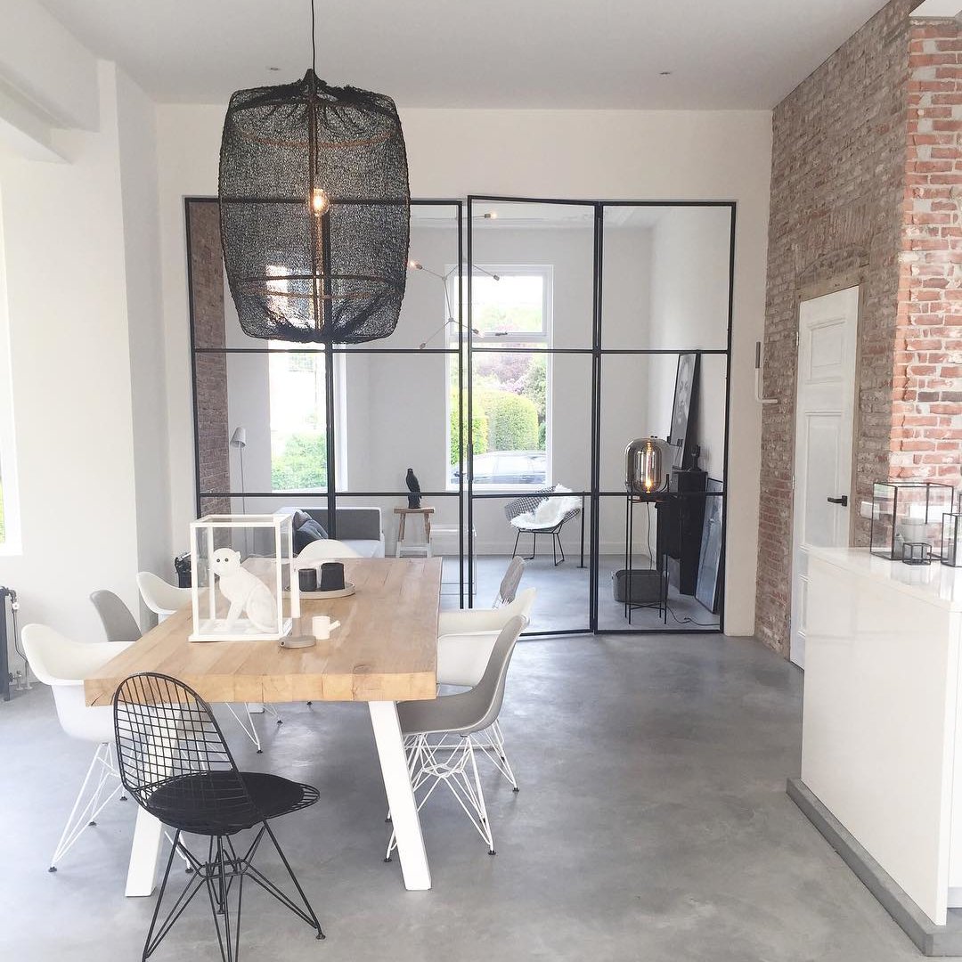 Hanglamp Bohemian met Stoffen Kap en Bamboe Frame