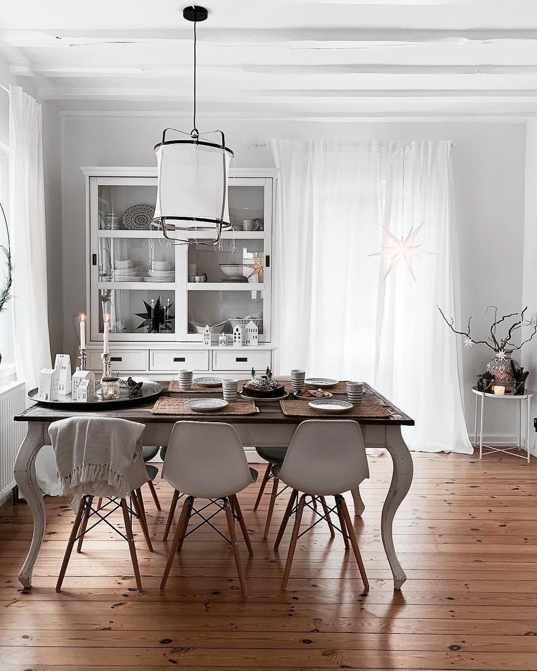 Hanglamp Bohemian met Stoffen Kap en Bamboe Frame