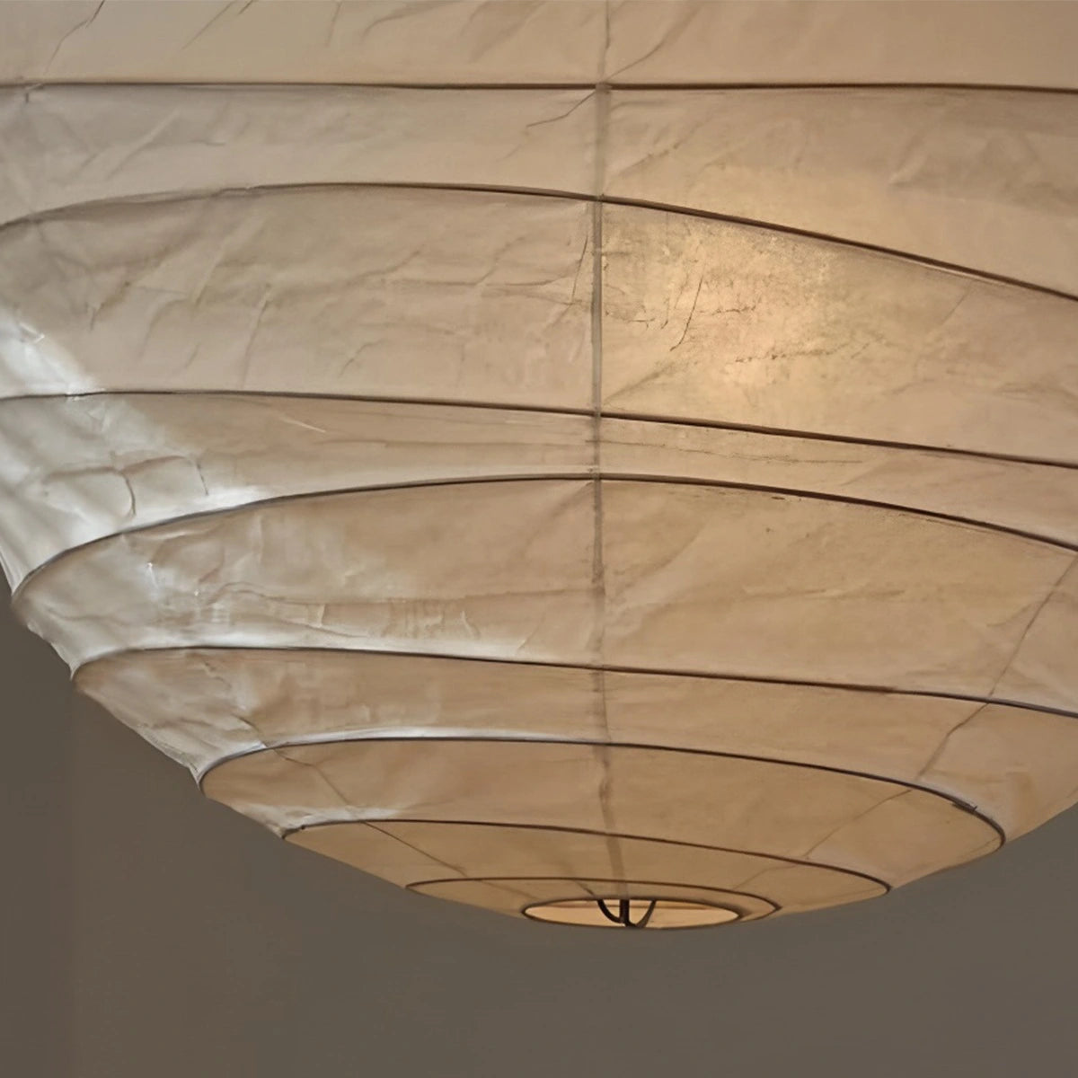 Hanglamp Japandi Bolvormige Rijstpapieren Lampenkap met Verstelbaar Snoer