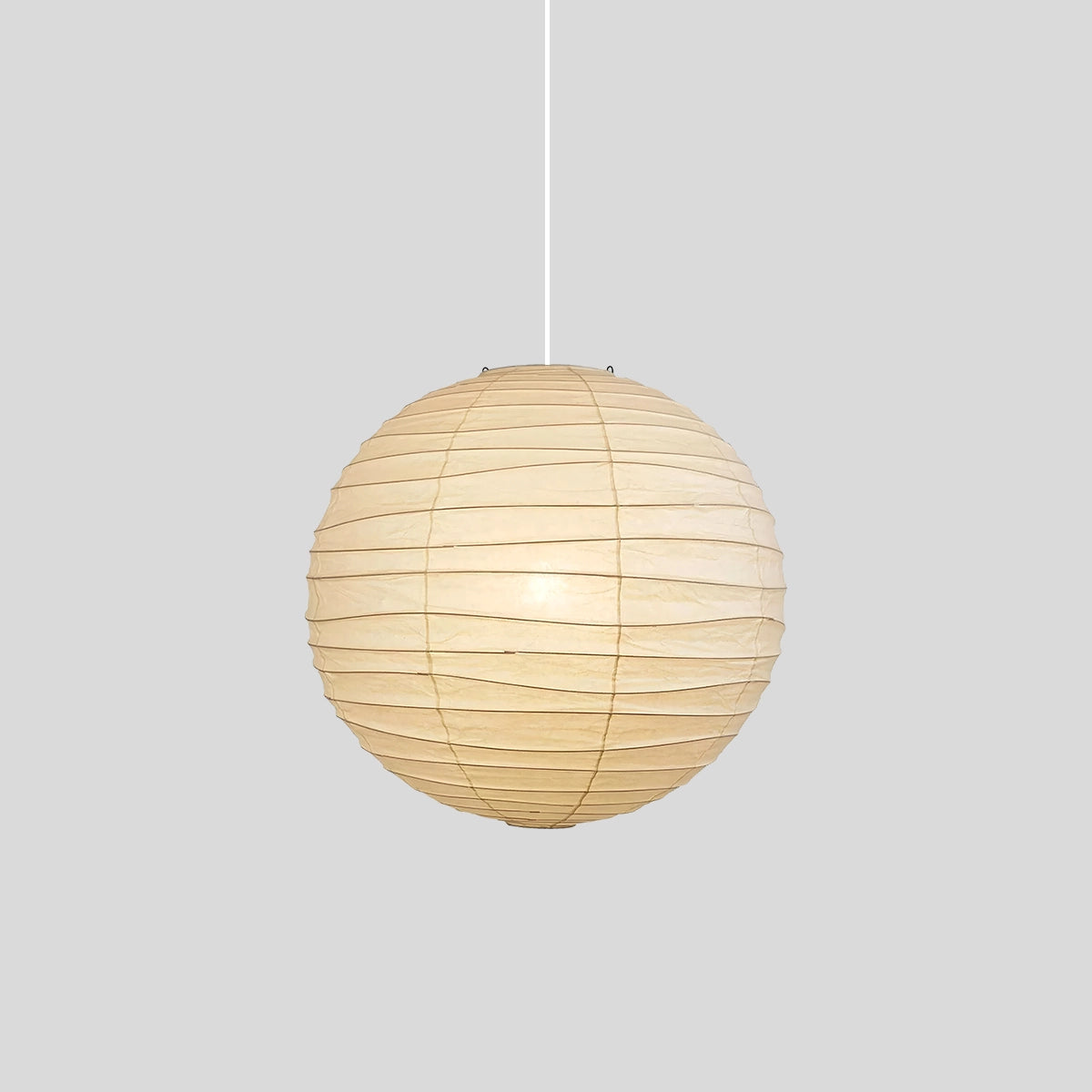 Hanglamp Japandi Bolvormige Rijstpapieren Lampenkap met Verstelbaar Snoer