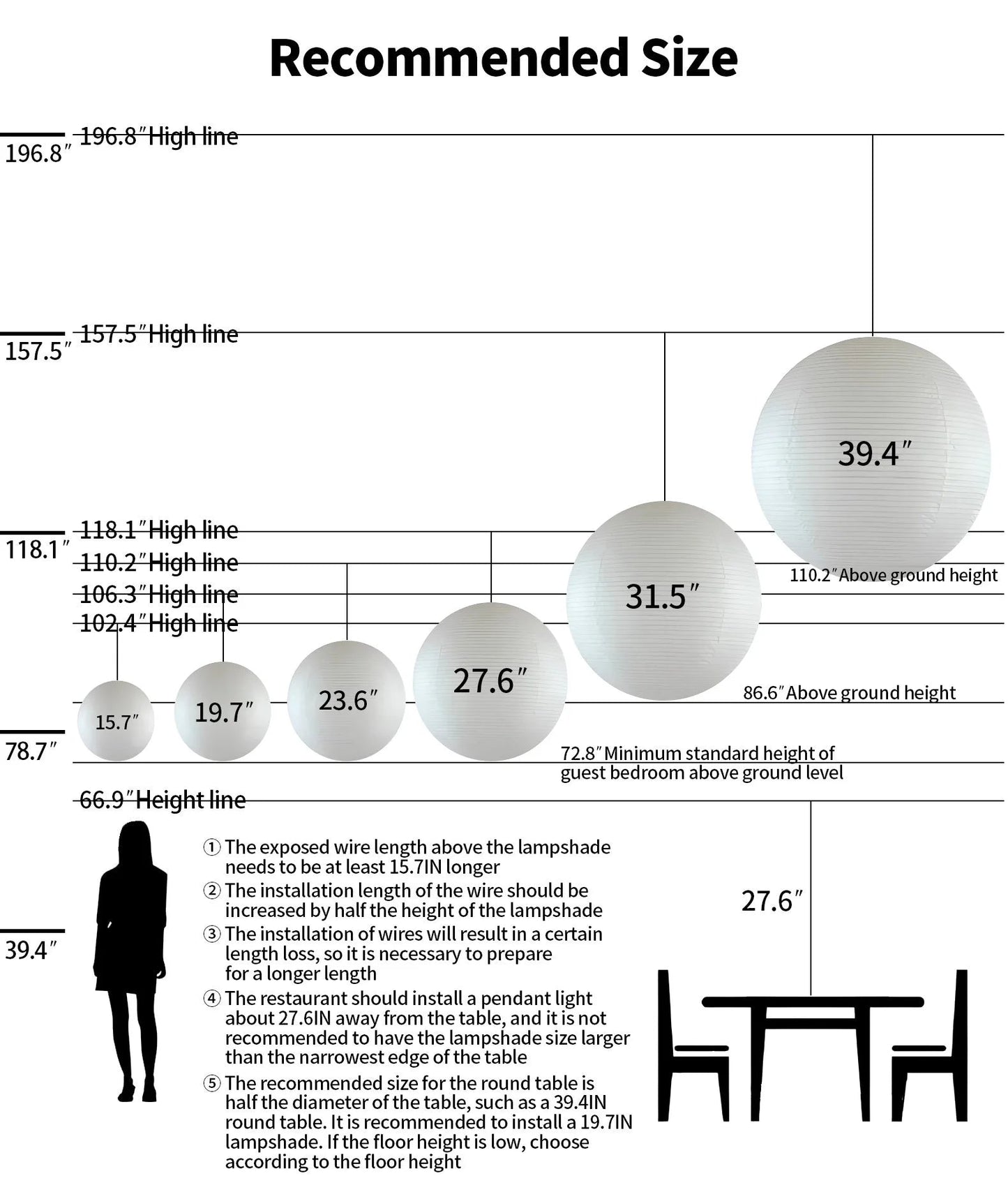 Hanglamp Japandi Bolvormige Rijstpapieren Lampenkap met Verstelbaar Snoer