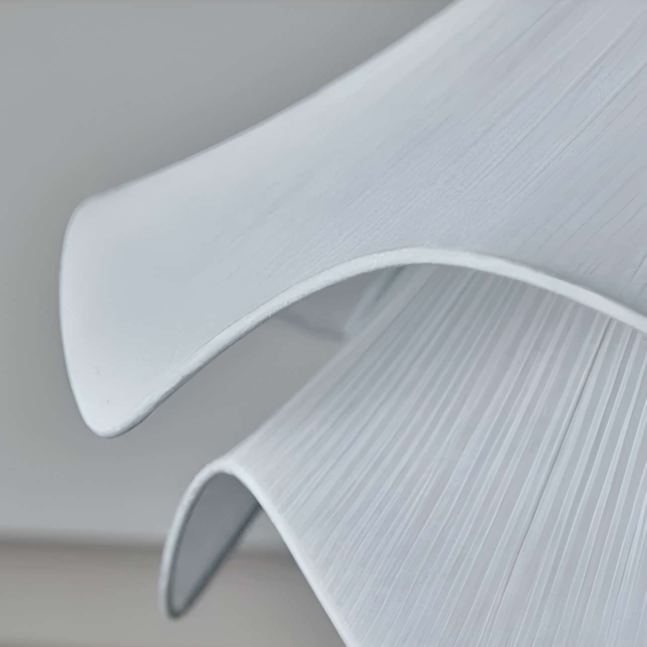 Hanglamp Japandi met Golvende Stoffen Kap en Verstelbare Hoogte
